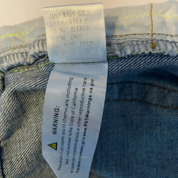 Signature8 Destroyed Highrise Striped Shorts Sz L - Picture 7 of 7